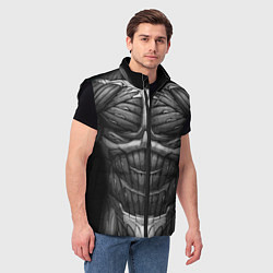 Мужской жилет Экзоскелет, цвет: 3D-черный — фото 2