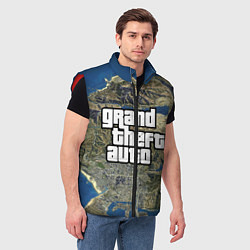 Мужской жилет GTA, цвет: 3D-красный — фото 2