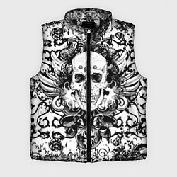 Мужской жилет Grunge Skull, цвет: 3D-черный