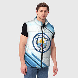 Мужской жилет Manchester city, цвет: 3D-черный — фото 2