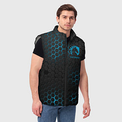 Мужской жилет Team Liquid: Carbon Style, цвет: 3D-светло-серый — фото 2