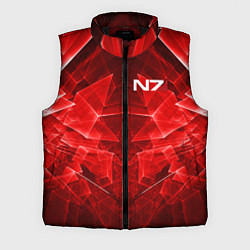 Мужской жилет Mass Effect: Red Armor N7, цвет: 3D-черный