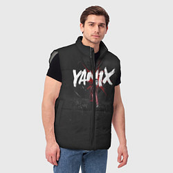 Мужской жилет YANIX: Black Side, цвет: 3D-светло-серый — фото 2