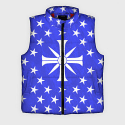 Мужской жилет Far Cry 5: Blue Cult Symbol, цвет: 3D-красный