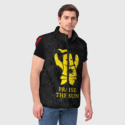 Мужской жилет Praise The Sun, цвет: 3D-красный — фото 2