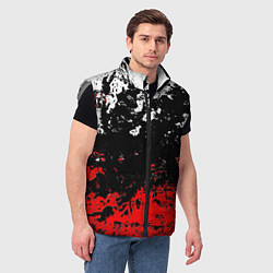 Мужской жилет Брызги красок, цвет: 3D-светло-серый — фото 2