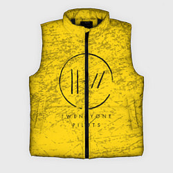 Мужской жилет 21 Pilots: Yellow Grunge, цвет: 3D-черный