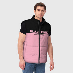 Мужской жилет Black Pink: In Your Area, цвет: 3D-черный — фото 2