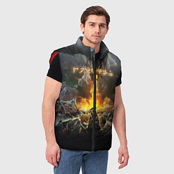 Мужской жилет TES: Dragon Flame, цвет: 3D-красный — фото 2