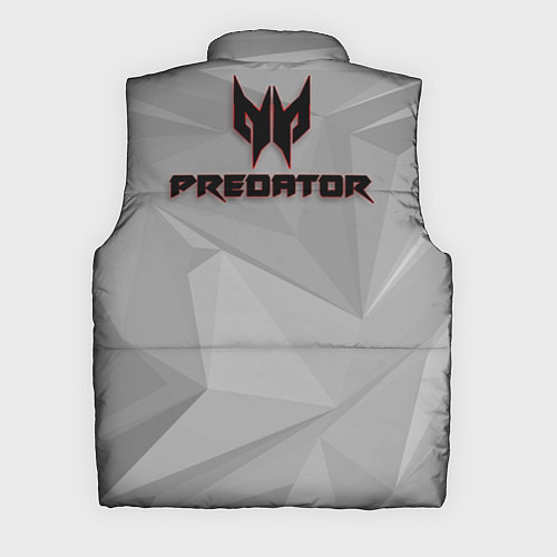 Мужской жилет Силуэт хищника / 3D-Красный – фото 2