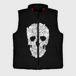 Мужской жилет Sketchy Cat Skull, цвет: 3D-красный