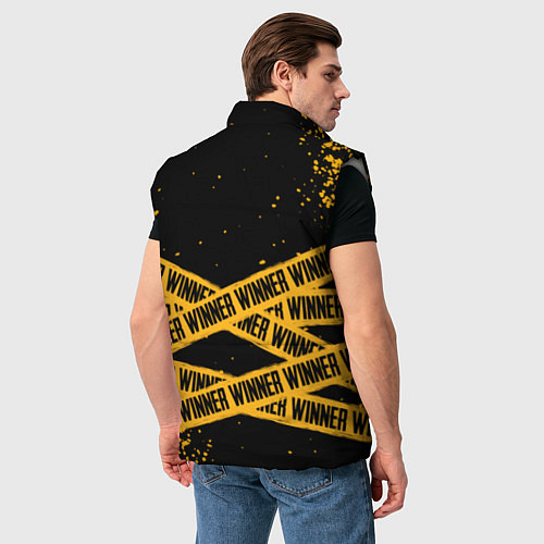 Мужской жилет PUBG: Only Winner / 3D-Светло-серый – фото 4