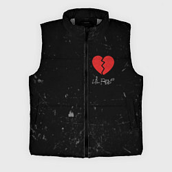 Мужской жилет Lil Peep: Broken Heart, цвет: 3D-светло-серый