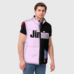 Мужской жилет BTS Jimin, цвет: 3D-красный — фото 2
