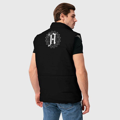 Мужской жилет Architects: Black Metal / 3D-Светло-серый – фото 4