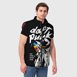 Мужской жилет Daft Punk: Our work is never over, цвет: 3D-красный — фото 2