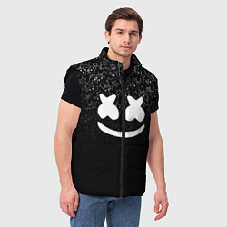 Мужской жилет Marshmello Black, цвет: 3D-черный — фото 2