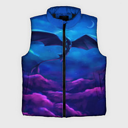 Мужской жилет Неоновая фурия, цвет: 3D-черный