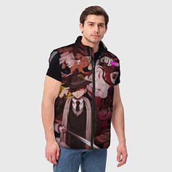 Мужской жилет DANGANRONPA, цвет: 3D-светло-серый — фото 2