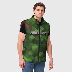 Мужской жилет MINECRAFT FOREST, цвет: 3D-красный — фото 2