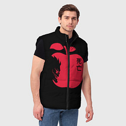 Мужской жилет Яблоко Рюка, цвет: 3D-черный — фото 2