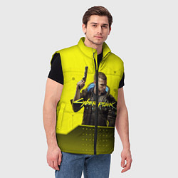 Мужской жилет CYBERPUNK 2077, цвет: 3D-черный — фото 2