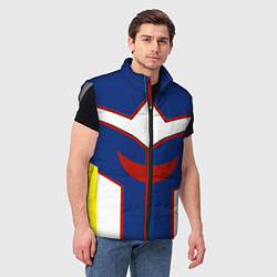 Мужской жилет ALL MIGHT MY HERO ACADEMIA MHA МОЯ ГЕРОЙСКАЯ АКАДЕ, цвет: 3D-светло-серый — фото 2