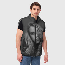 Мужской жилет BILLIE EILISH, цвет: 3D-светло-серый — фото 2