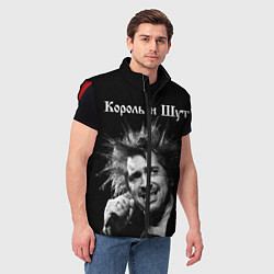 Мужской жилет Король и Шут, цвет: 3D-красный — фото 2