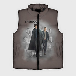 Мужской жилет Sherlock, цвет: 3D-черный