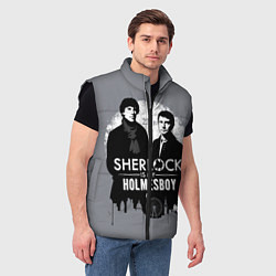Мужской жилет Sherlock Holmesboy, цвет: 3D-черный — фото 2