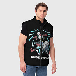 Мужской жилет UNDERTALE, цвет: 3D-черный — фото 2