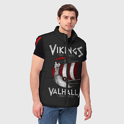 Мужской жилет Vikings Valhalla, цвет: 3D-красный — фото 2