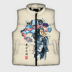 Мужской жилет Приключения ДжоДжо, цвет: 3D-черный