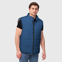 Мужской жилет 19-4052 Classic Blue, цвет: 3D-светло-серый — фото 2