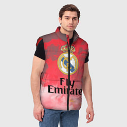 Мужской жилет Реал Мадрид, цвет: 3D-красный — фото 2
