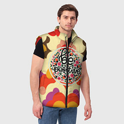 Мужской жилет На позитиве, цвет: 3D-красный — фото 2