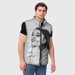 Мужской жилет Ariana Grande Ариана Гранде, цвет: 3D-черный — фото 2