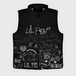 Мужской жилет LIL PEEP, цвет: 3D-светло-серый