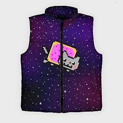 Мужской жилет Nyan Cat, цвет: 3D-черный