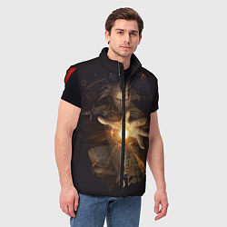 Мужской жилет Ведьмак, цвет: 3D-красный — фото 2