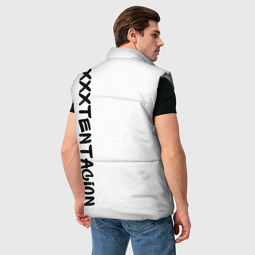 Мужской жилет Xxxtentacion / 3D-Светло-серый – фото 4