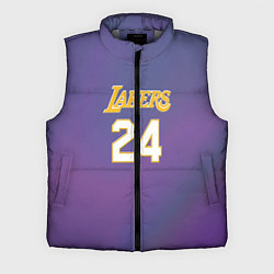 Мужской жилет Los Angeles Lakers Kobe Brya, цвет: 3D-светло-серый