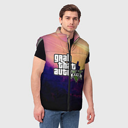 Мужской жилет GTA 5, цвет: 3D-светло-серый — фото 2