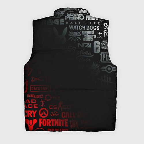 Мужской жилет RESIDENT EVIL UMBRELLA CORP / 3D-Красный – фото 2