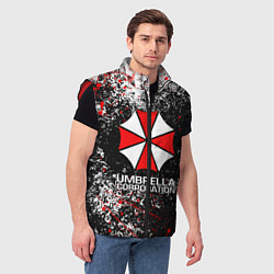 Мужской жилет UMBRELLA CORP, цвет: 3D-красный — фото 2
