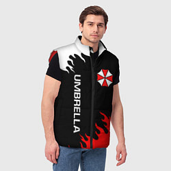 Мужской жилет UMBRELLA CORP, цвет: 3D-красный — фото 2