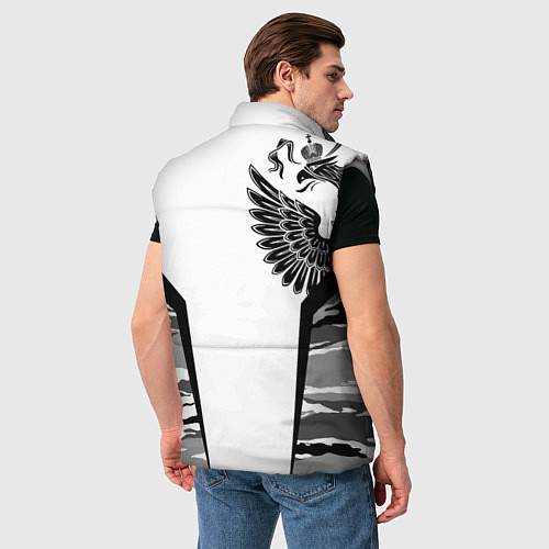 Мужской жилет Камуфляж Россия / 3D-Светло-серый – фото 4