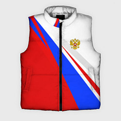Мужской жилет Россия, цвет: 3D-светло-серый