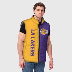 Мужской жилет LA LAKERS, цвет: 3D-светло-серый — фото 2